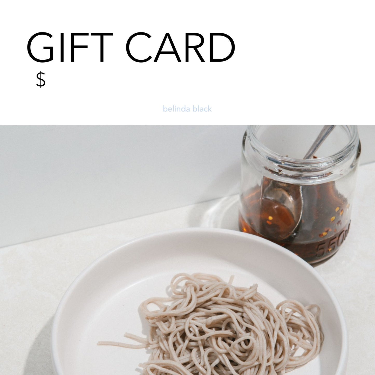Gift Card By Belinda Black