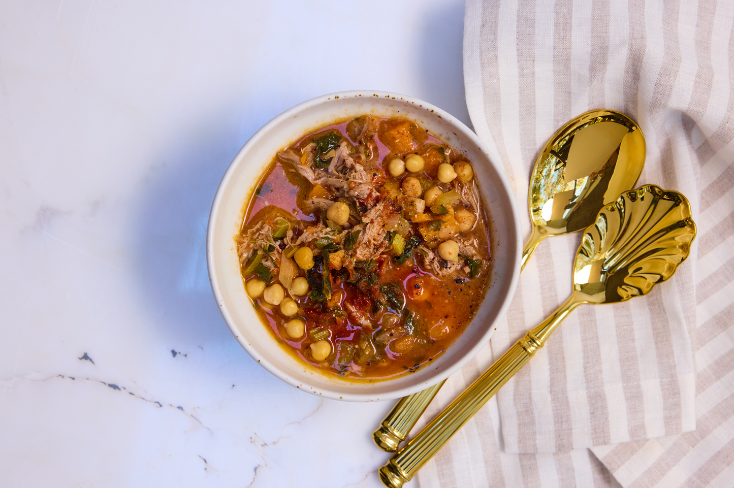 Moroccan Lamb with Chickpea Soup