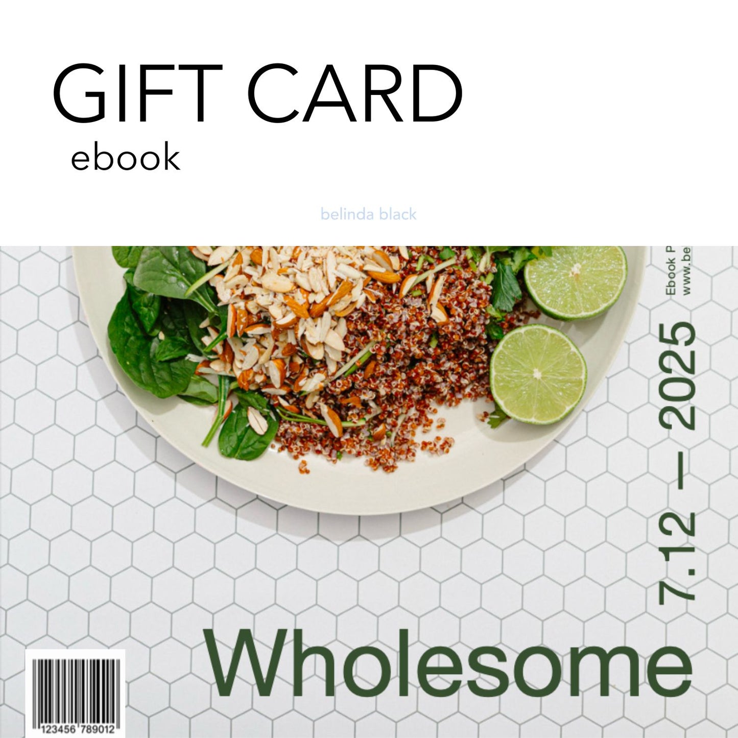 Gift Card Wholesome By Belinda Black (ebook)