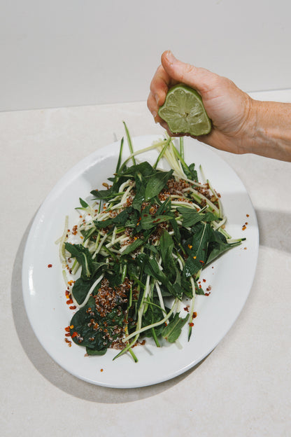 Quinoa Zucchini Salad with Lime Dressing
