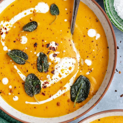 Creamy Pumpkin & Ginger Soup