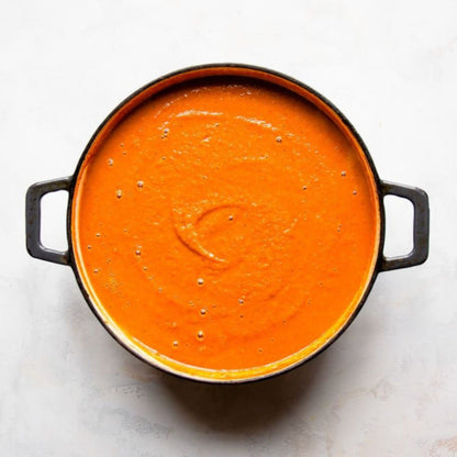 Moroccan Style Pumpkin & Yellow Lentil Soup