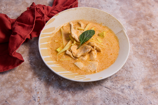 Chicken Red Curry with Bamboo & Thai Basil